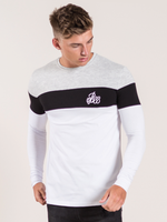 Alta Long Sleeve Tee - Grey/White/Black