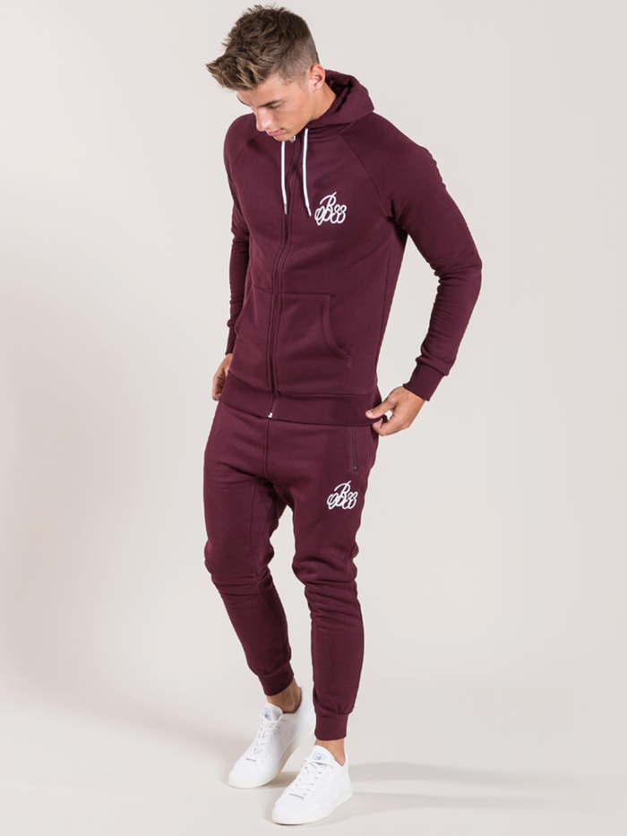 Signature Trackie - Burgundy