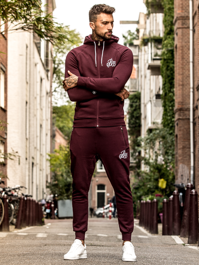 Signature Trackie - Burgundy